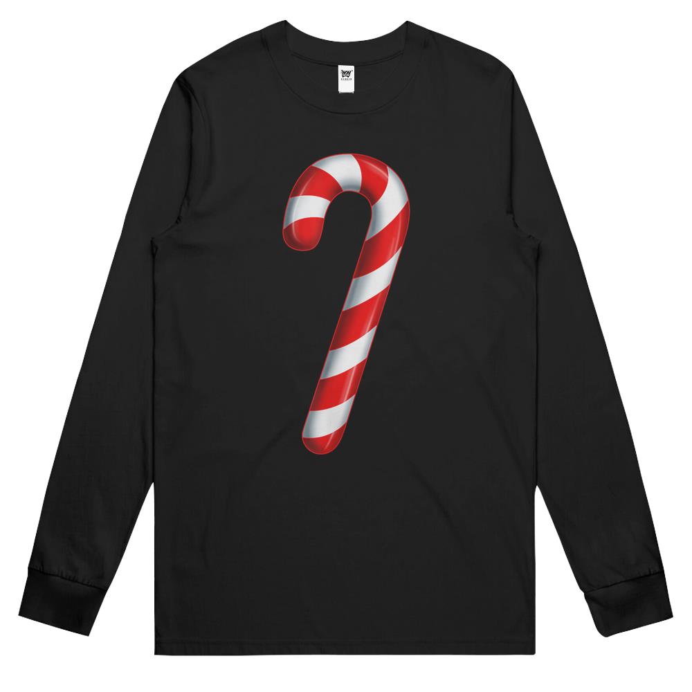 Candy Cane Merry And Bright Red And White Candy Costume Long Sleeve T Shirts