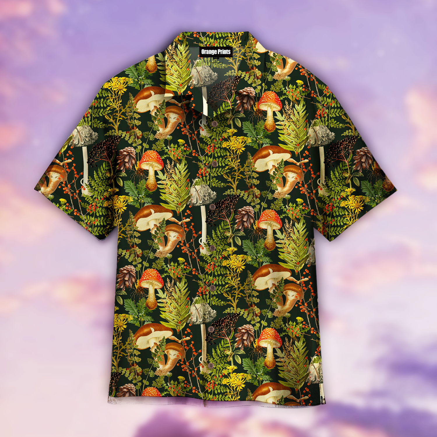 Forest Mushroom Cool Design Aloha Hawaii Shirts For Men And Women Ha93944