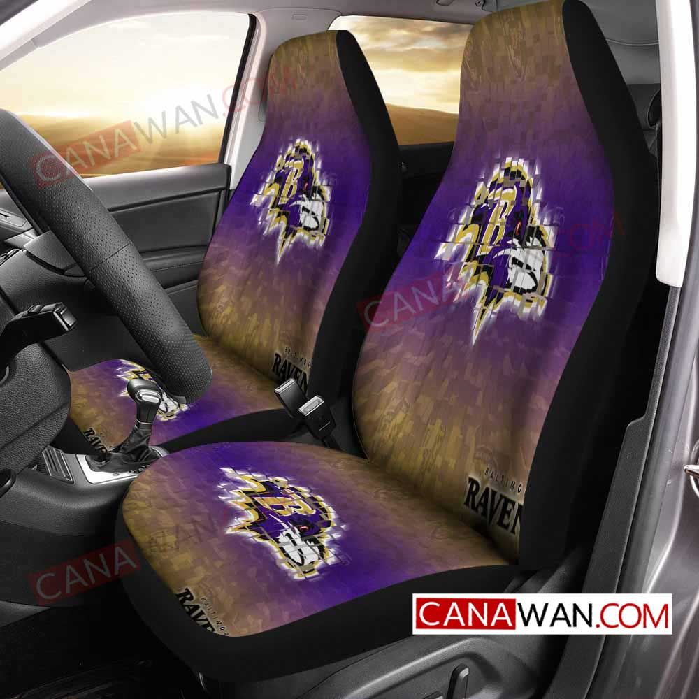 Baltimore Ravens Style014 3D Customized Personalized Car Seat Cover