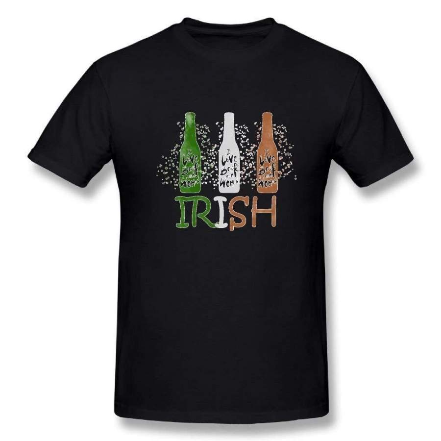 Vintage Irish Beer Men’S Short-Sleeve T-Shirt Cotton T-Shirts