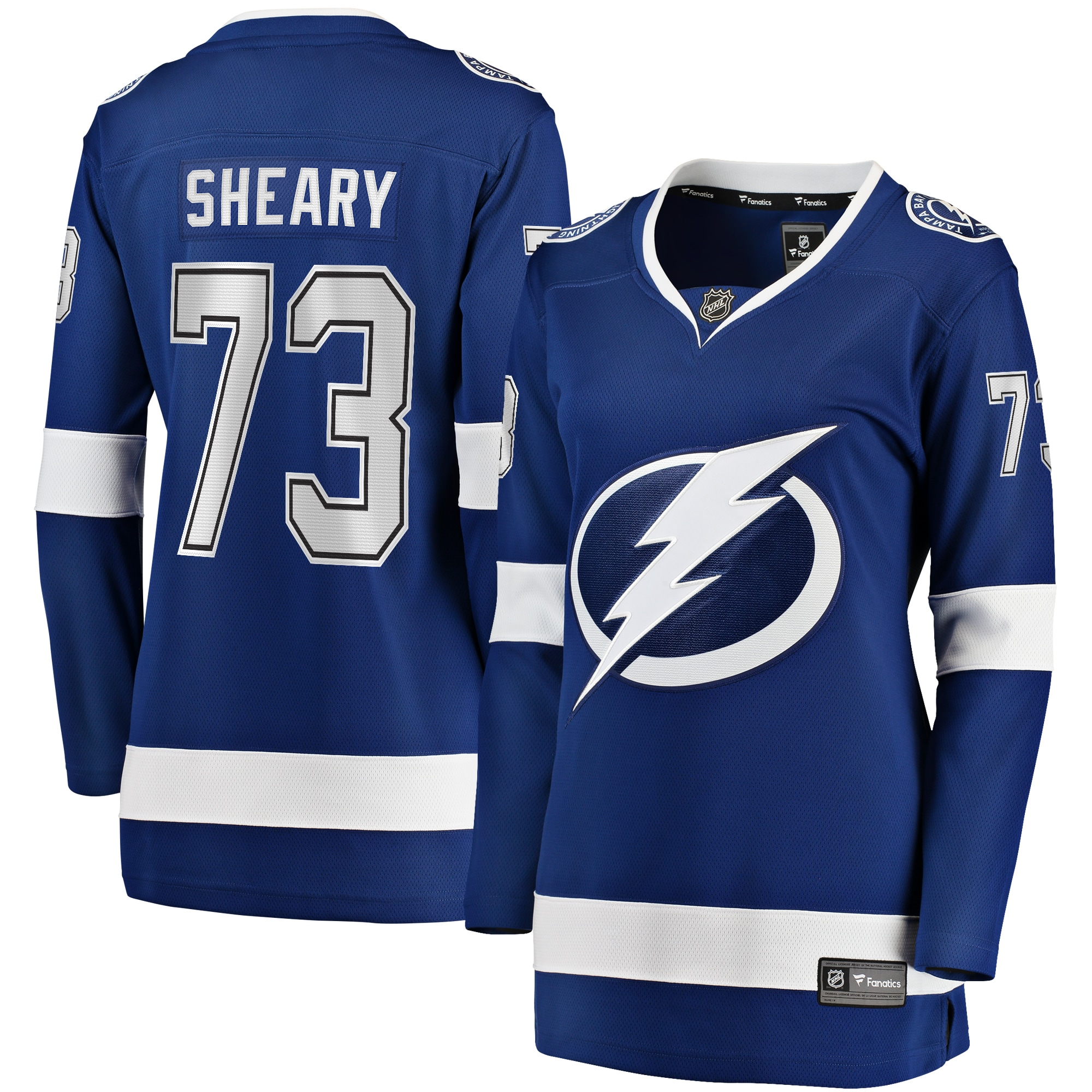 Women's Tampa Bay Lightning Conor Sheary Blue Home Breakaway Player Jersey