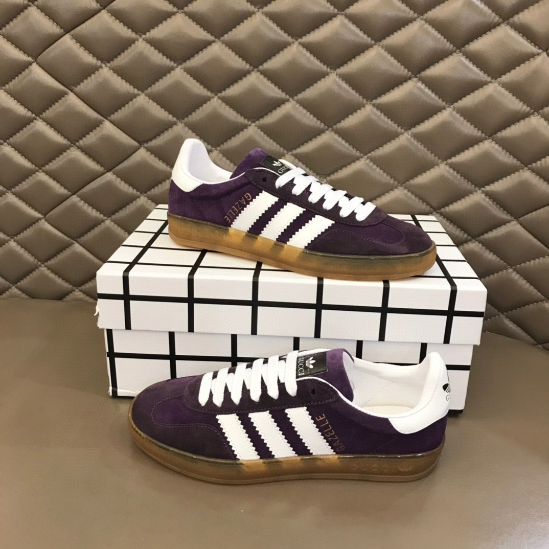 Adidas x Gucci Men’s Gazelle Sneakers In Purple SNK291291926