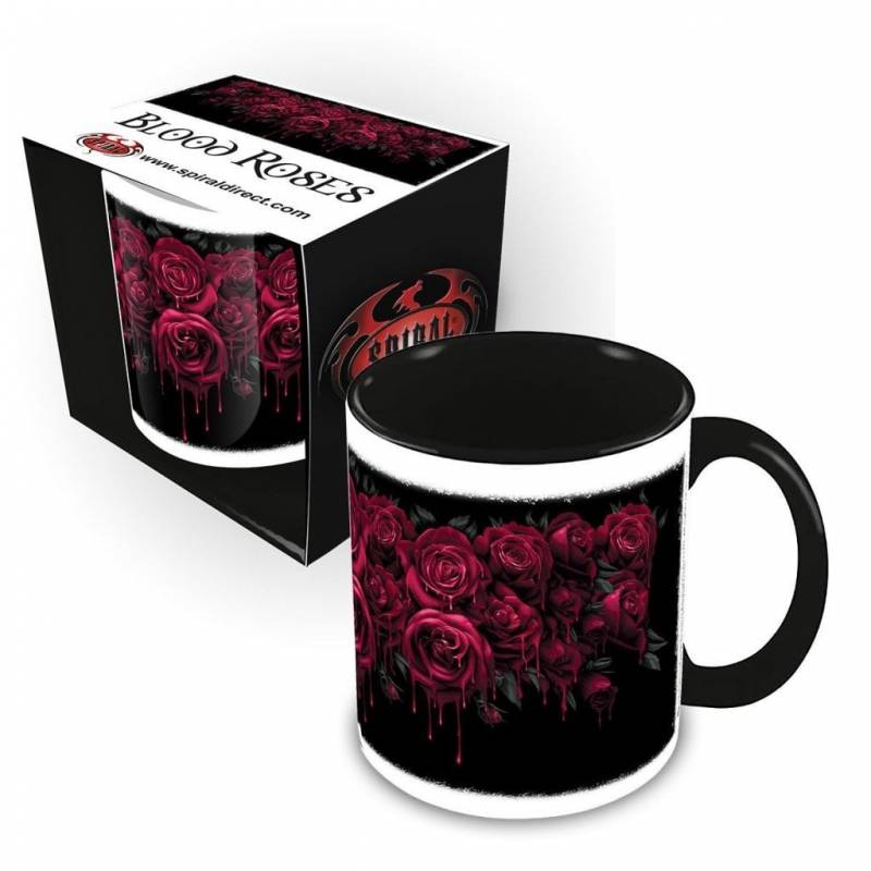 Spiral Blood Rose - Ceramic Mug 0.3L - Gift Boxed A7