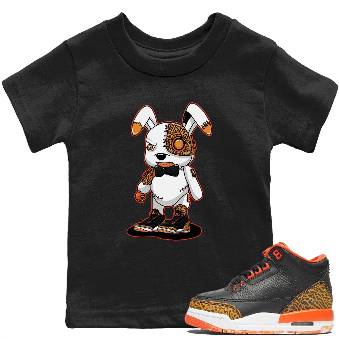 Cyborg Bunny T-Shirt – Air Jordan 3 Kumquat Baby & Youth