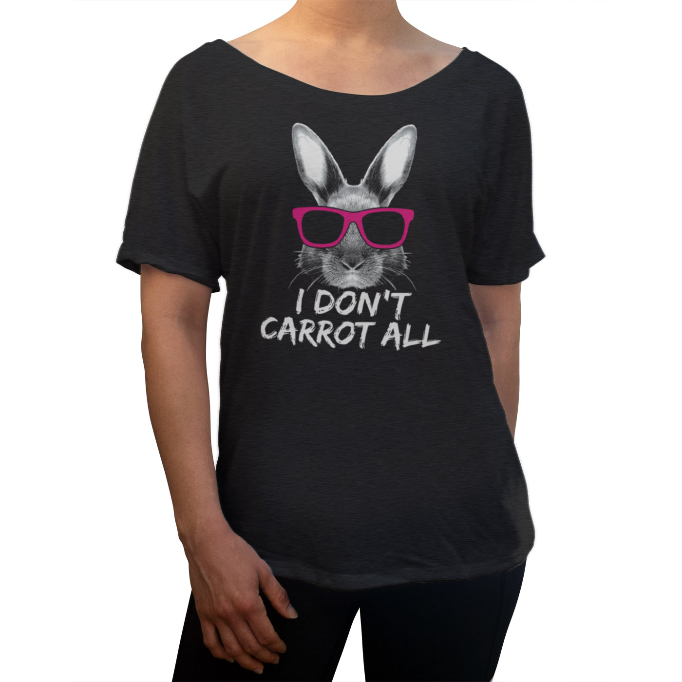 Women’S I Don’T Carrot All Bunny Rabbit Scoop Neck T-Shirt