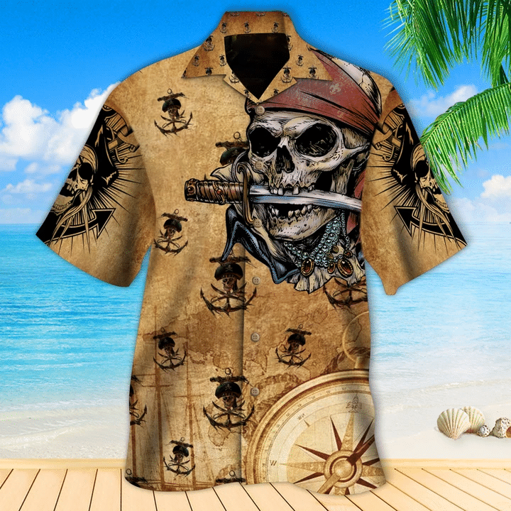 Skull Pirates Of The Sea Hawaii Shirt Ha26546