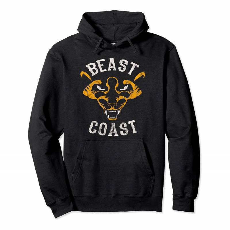 VINTAGE BEAST COAST MENS LADIES WORKOUT Warm up Hoodie