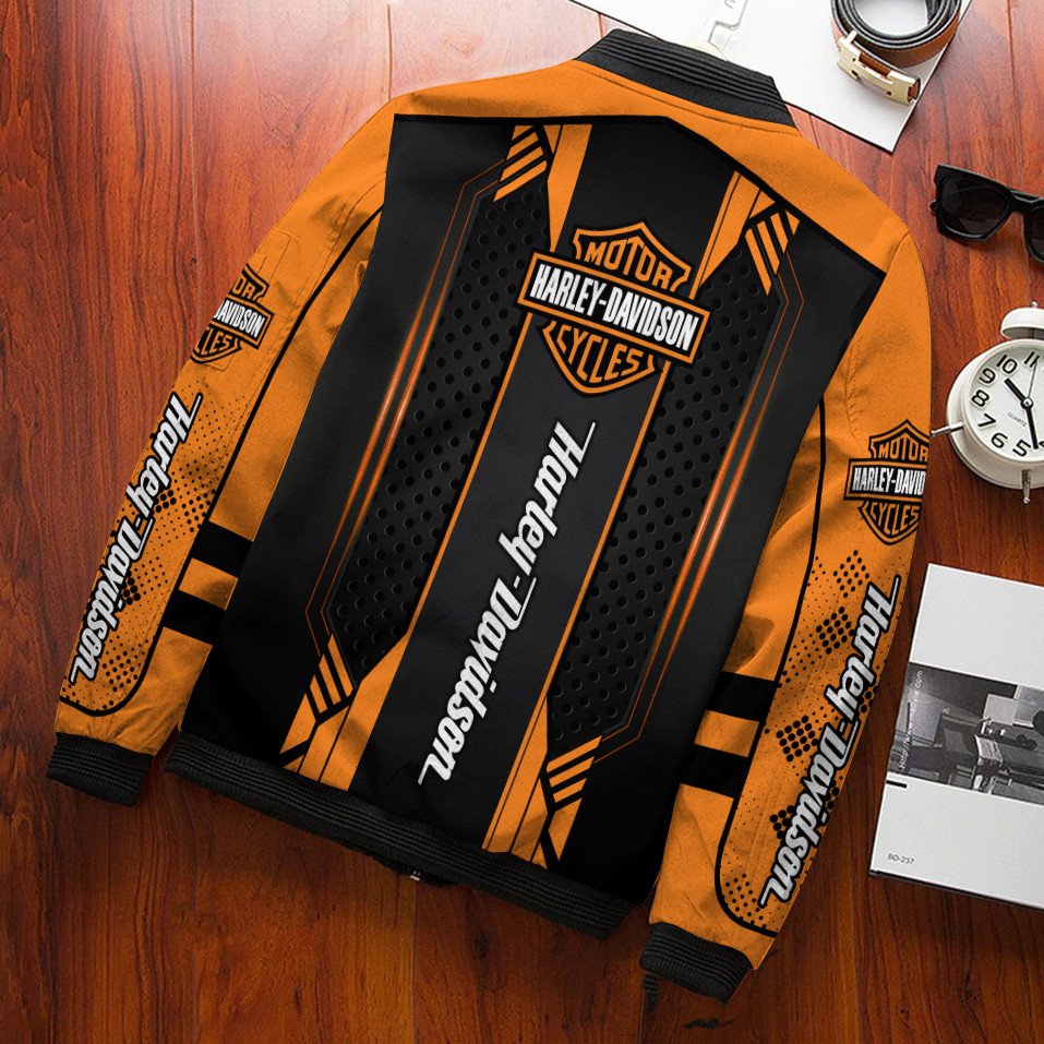 Harley Davidson Custom 3D Printed Bomber Jacket Vd157 – Andressierra Shop