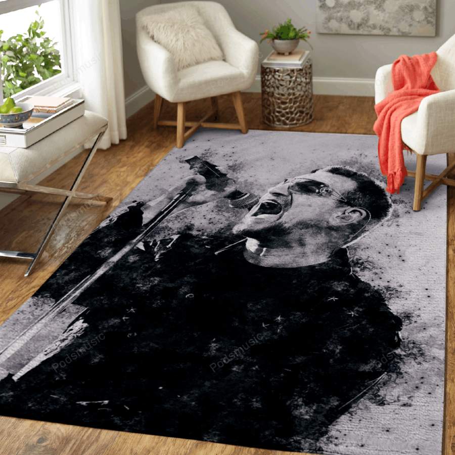 Bono music – U2 Band Art For Fans Area Rug Living Room Carpet Floor Decor