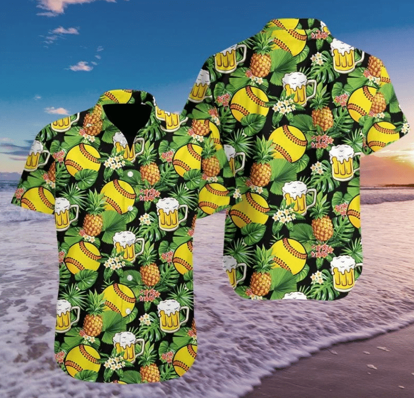 Tennis And Beer Tropical Hawaii Shirt 131 Aloha Shirts Ha31688