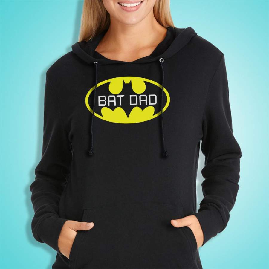 Bat Dad  Batman Inspired Women’S Hoodie