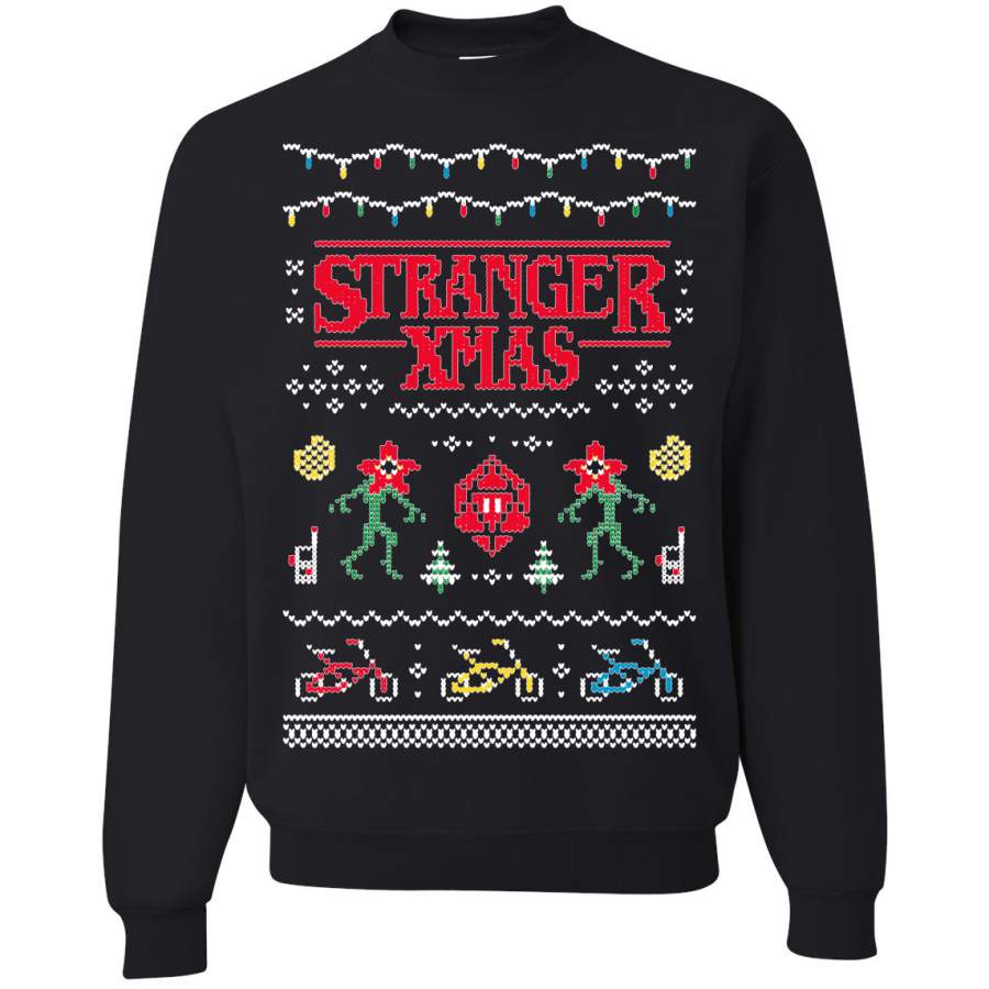 Stranger Xmas  | Mens Ugly Christmas Sweatshirt