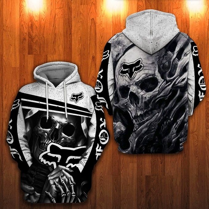 GRIM REAPER VS SKULL F.X RACING – 3D HOODIE 5209T – Wow Clothes