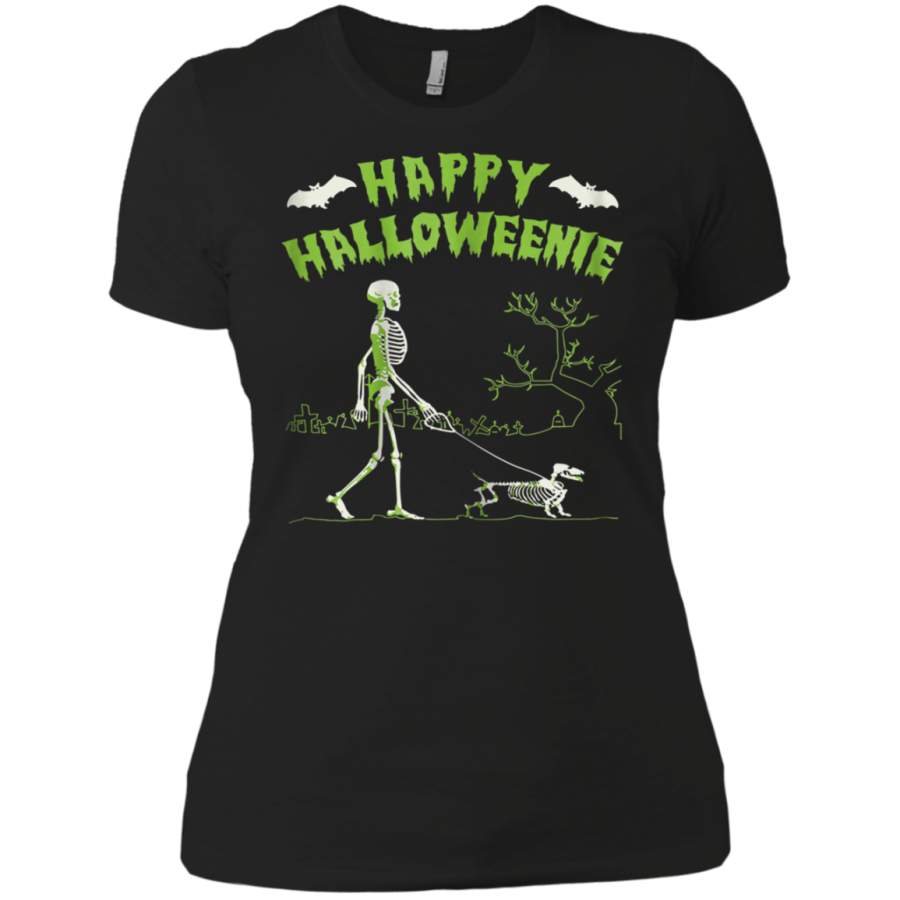 AGR Dachshund Haloween Ladies T-Shirt