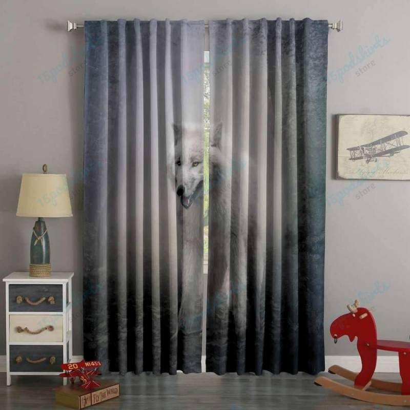 3D Printed Wolf Style Custom Living Room Curtains