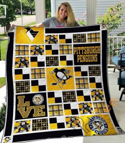 Pittsburgh Penguins 1 Blanket Quilt Bh92