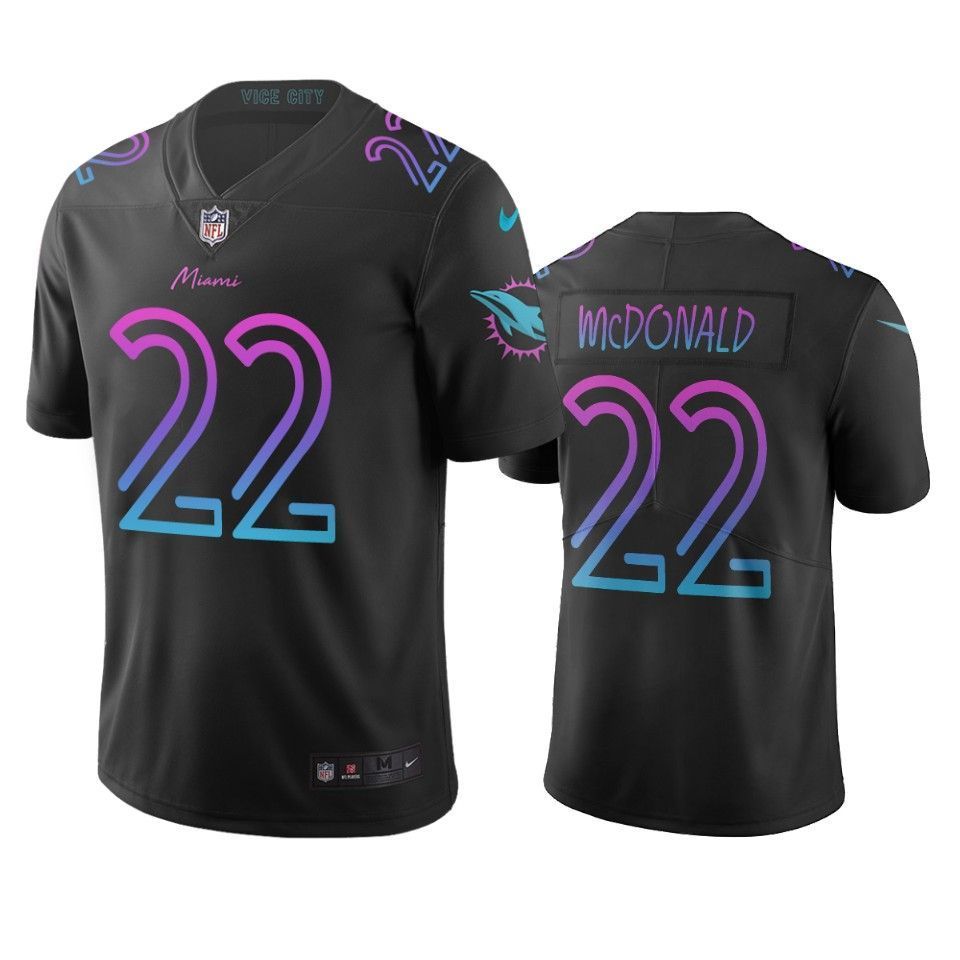 Dolphins Tj Mcdonald Black City Edition Jersey