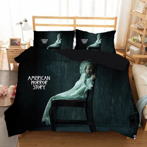 American Horror Story 1 Duvet Cover Pillowcase Home Decor 3D Bedding Set