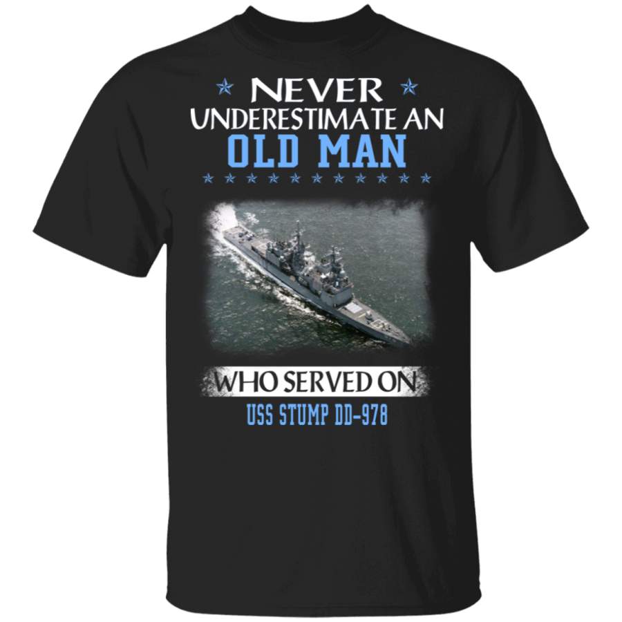 USS Stump DD-978 Veterans Day Christmas Gift T-Shirt