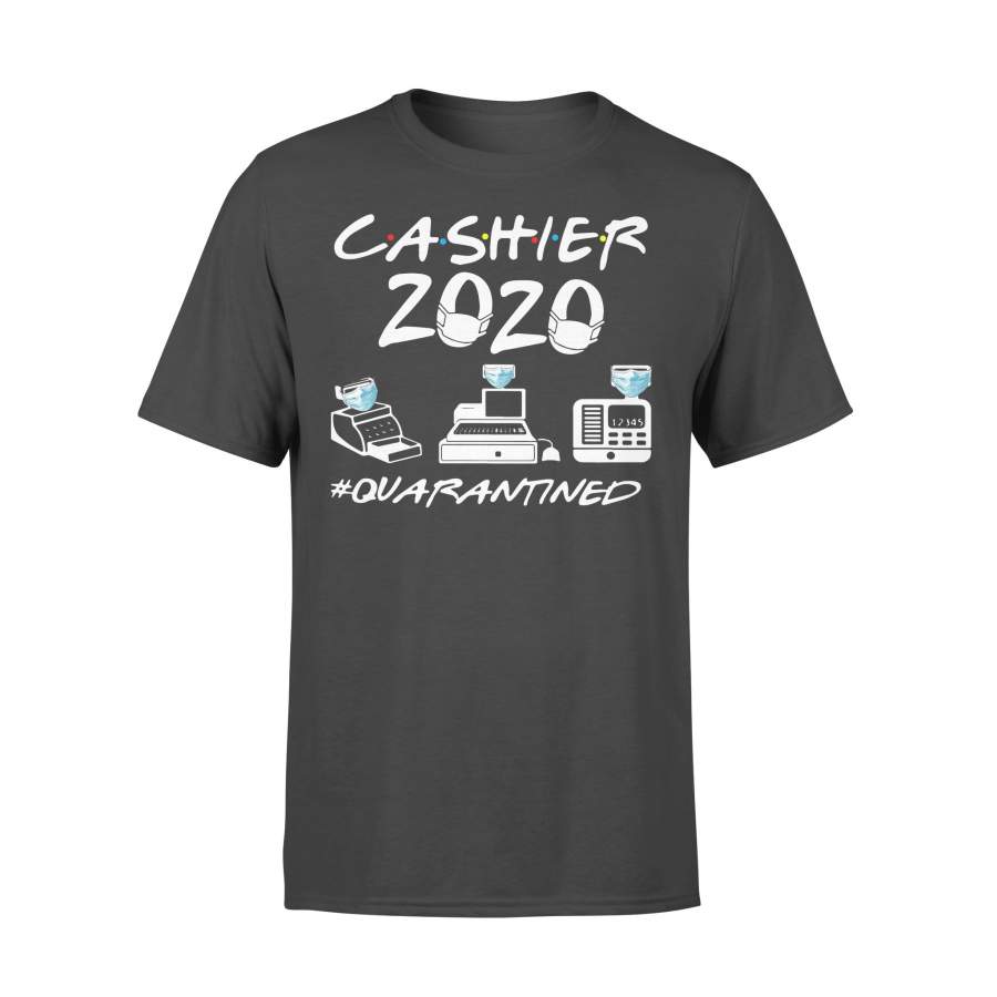 Cashier 2020 Face Mask #quarantined T-shirt