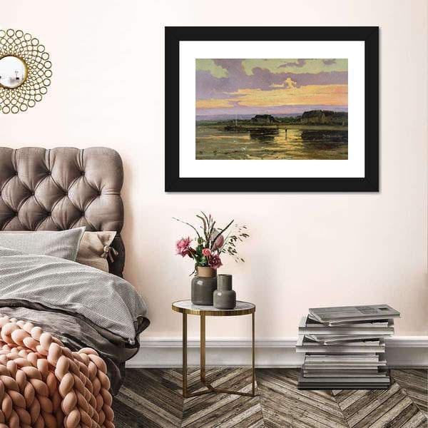 Beach Canvas Art Solitude In The Evening Morsalines Canvas Print Home Decor Canvas