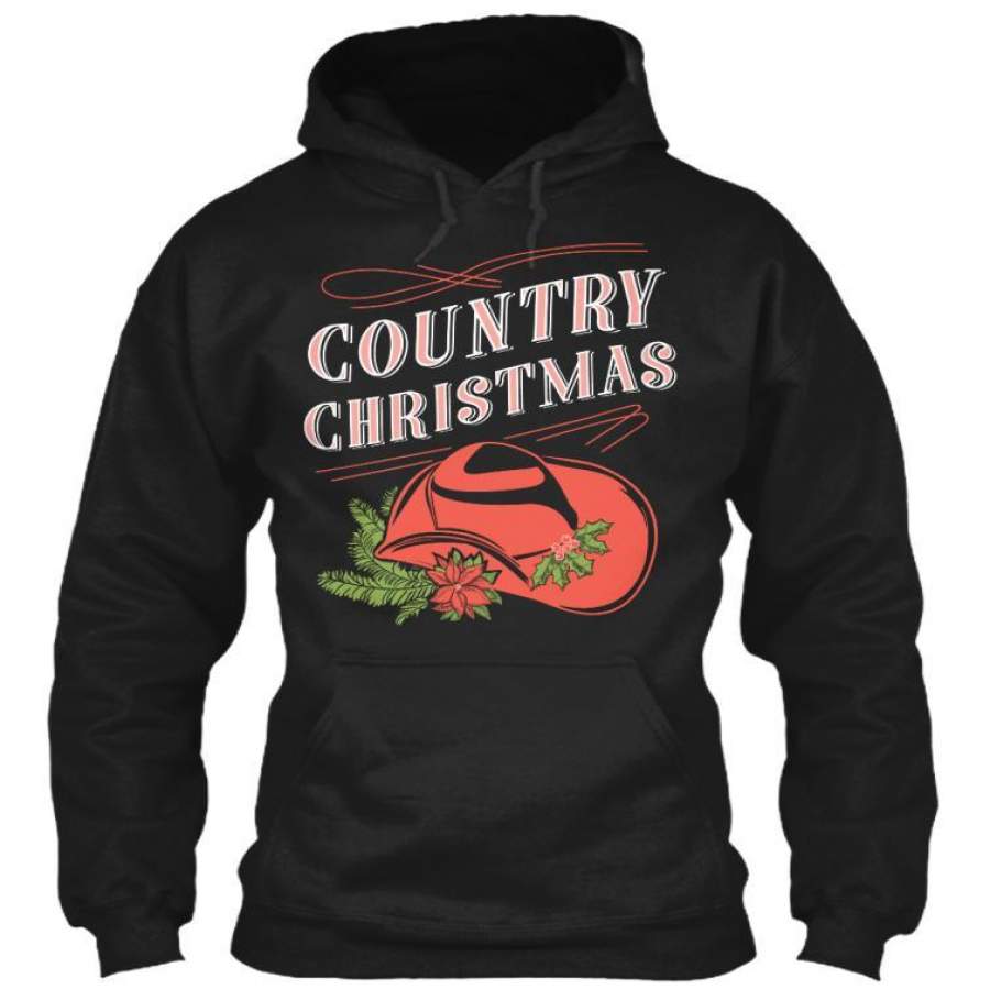 Country Christmas Pullover Hoodie Christmas Gift Ideas