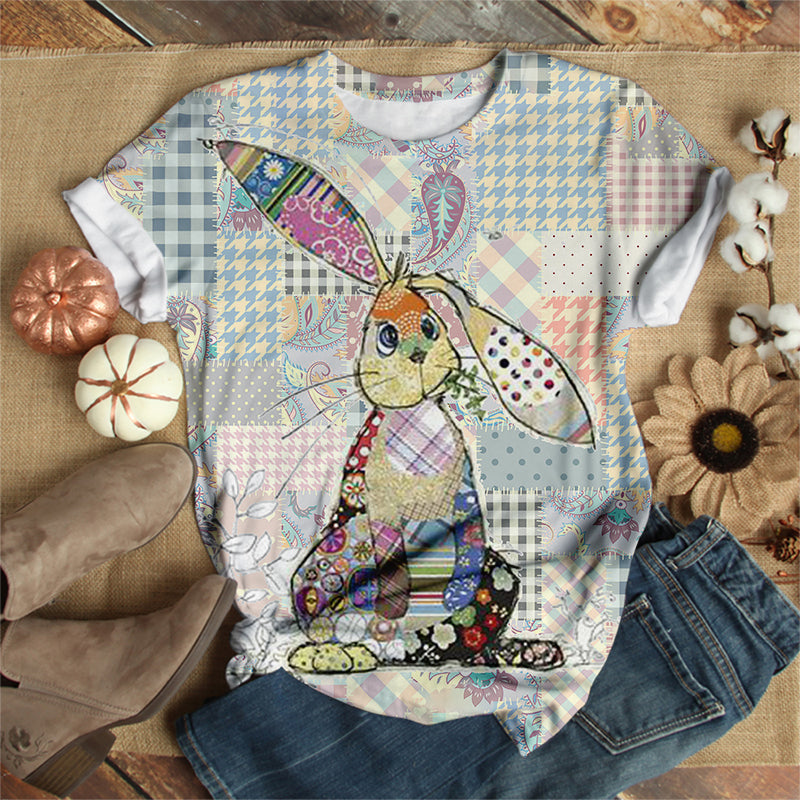 Patchwork Rabbit T-Shirt