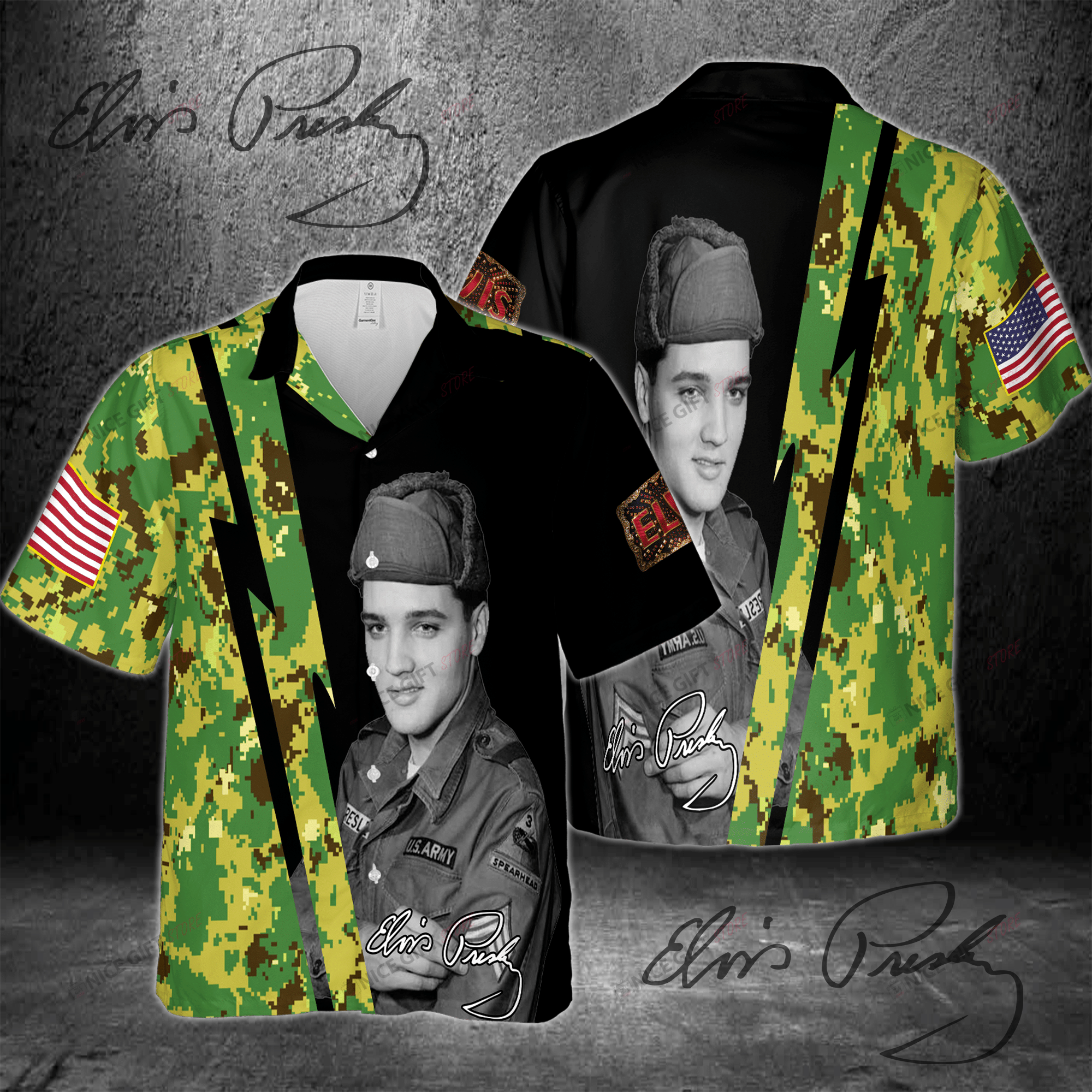 Elvis Presley Hawaiian 3D Shirt 3Hs-I1S5