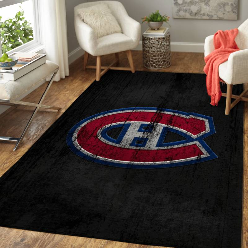 Rug Home Decor Montreal Canadiens Vintage – Hockey Logo Sport