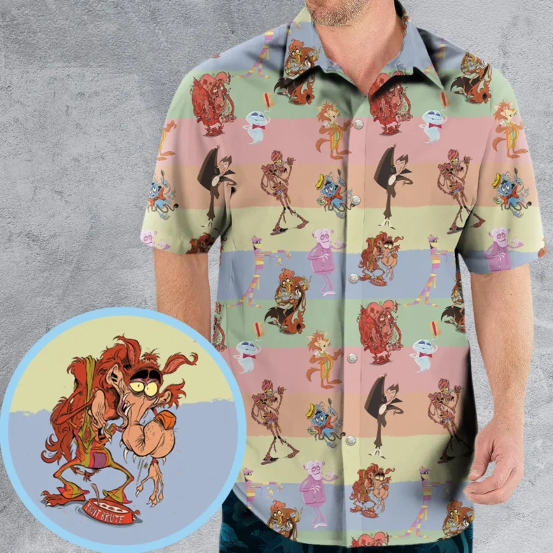 Spooky Monster Mash Cereal Monster Hawaiian Shirt