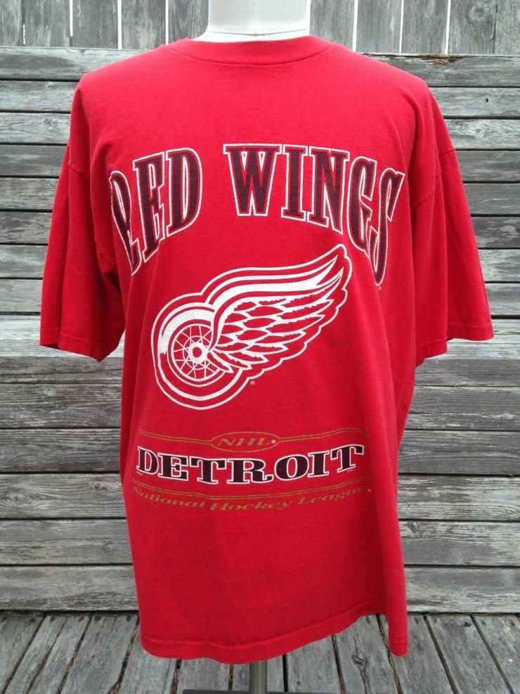 Des Ann Es 90 Vintage Detroit Red Wings Shirt