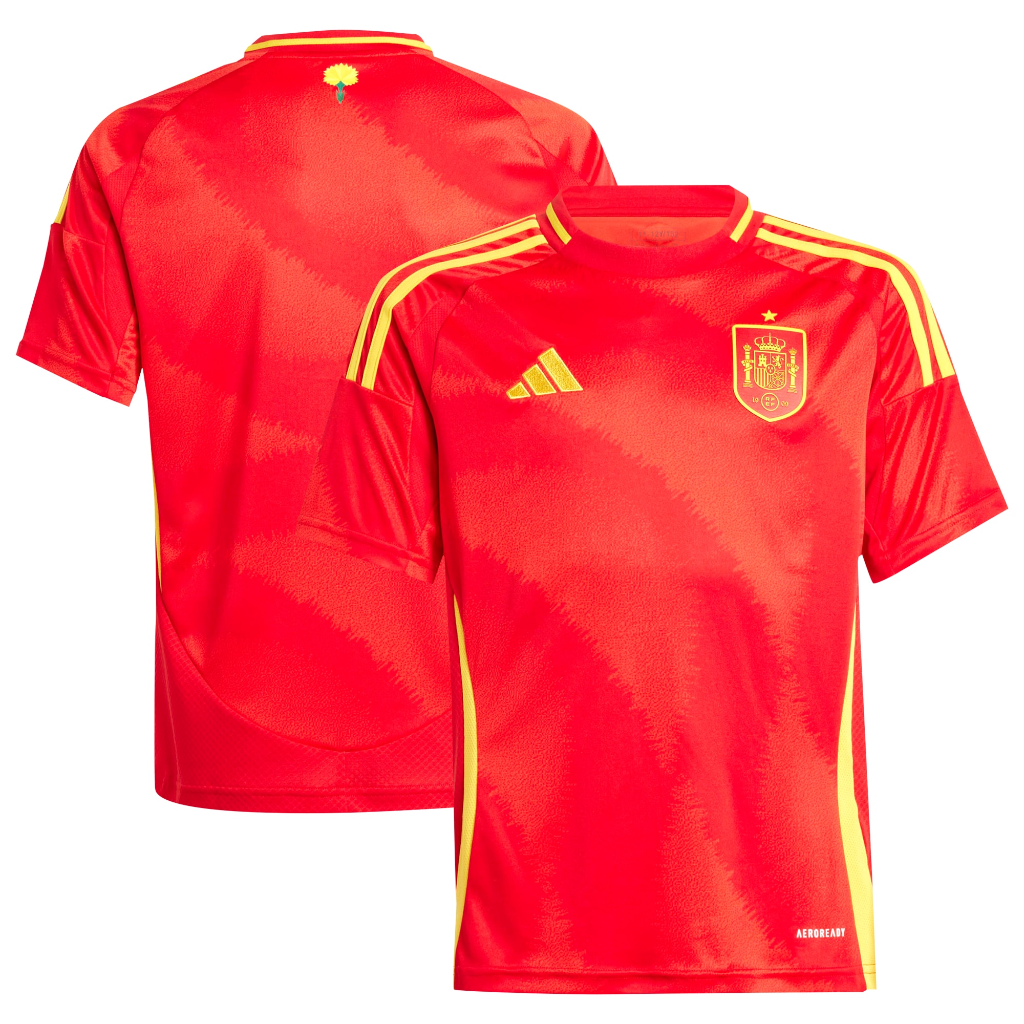 Spain National Team Youth 2024 Home Replica Jersey – Scarlet