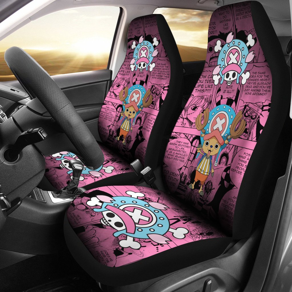 Tony Tony Chopper Cotton Candy Lover One Piece Car Seat Covers Anime Mixed Manga