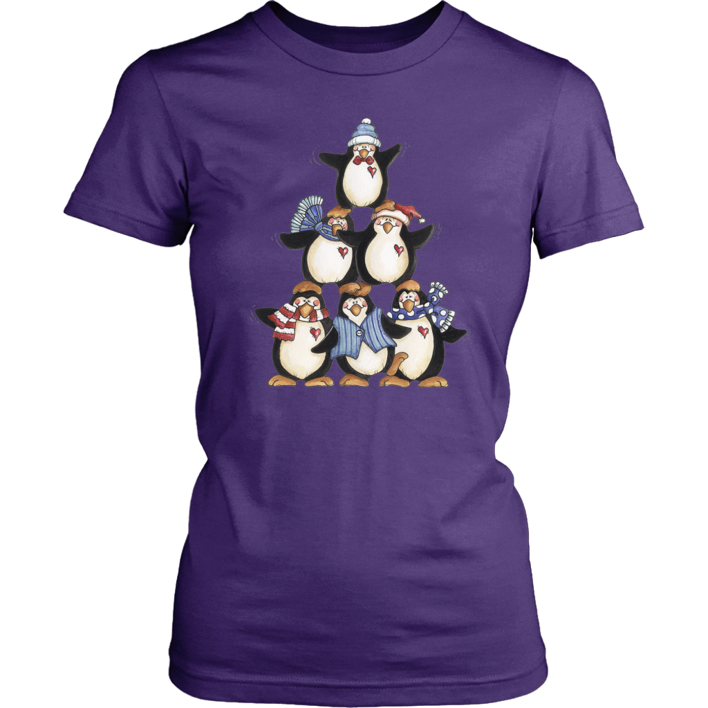 Penguin Pyramid Short Sleeve Women’S T-Shirt