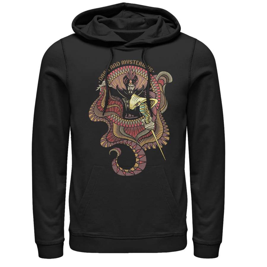 Aladdin Men’s Jafar Mysterious Snake  Lightweight Hoodie