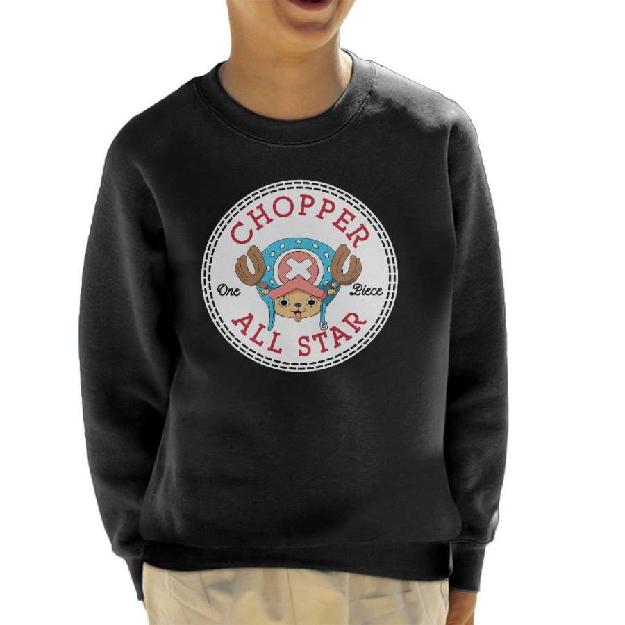 Tony Tony Chopper One Piece Converse All Star Kid’s Sweatshirt