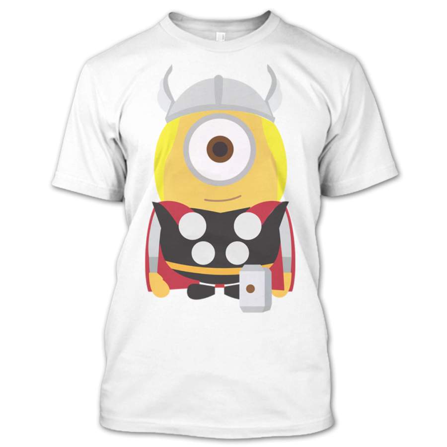 Thor Fictional Superhero Minion Banana T Shirt