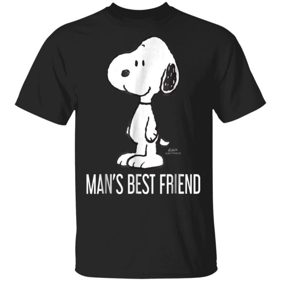 Funny Snoopy Dog Mans Best Friend T Shirt