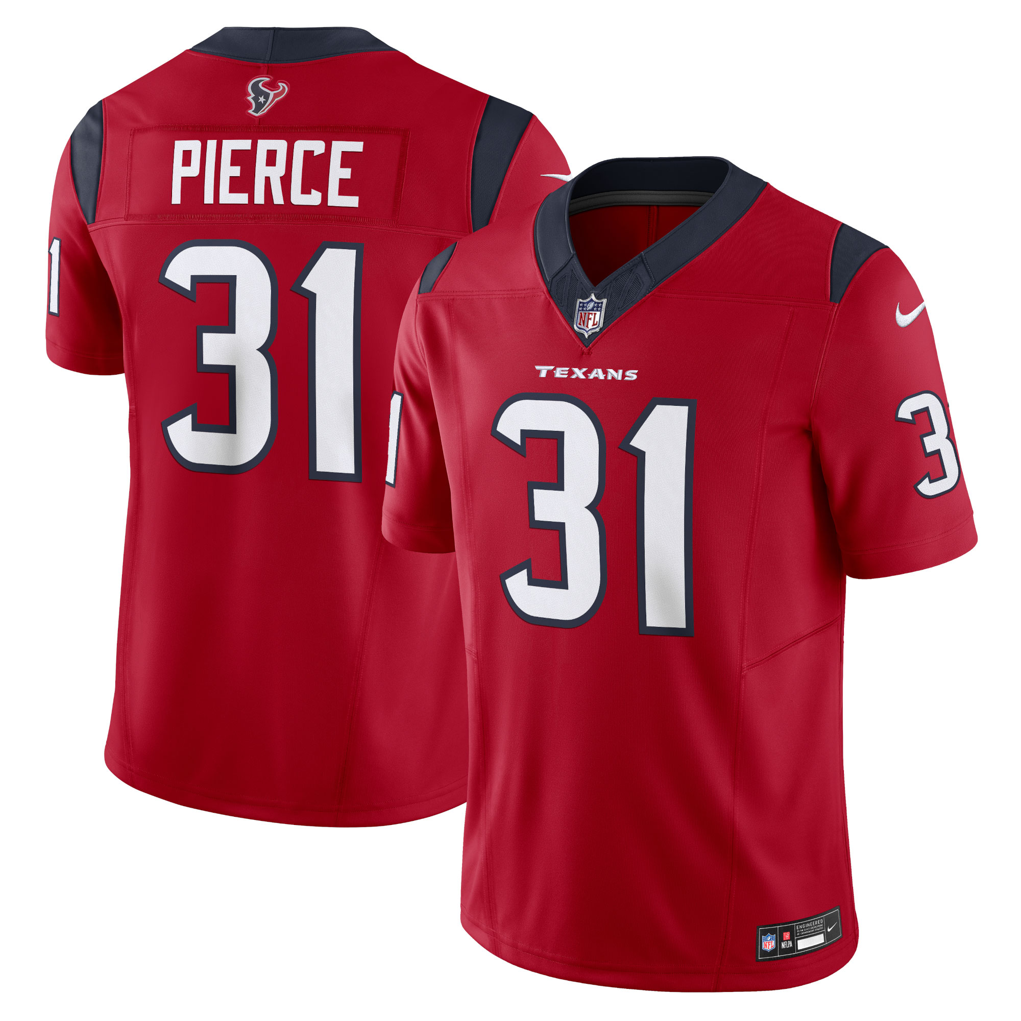 Dameon Pierce Houston Texans Vapor F.U.S.E. Limited Jersey – Red