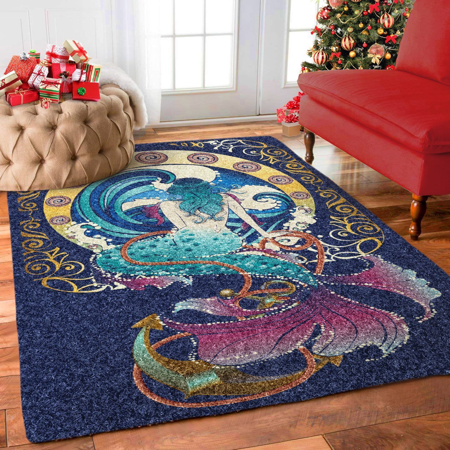 Mermaid Rug TTVNODF DNNTVN