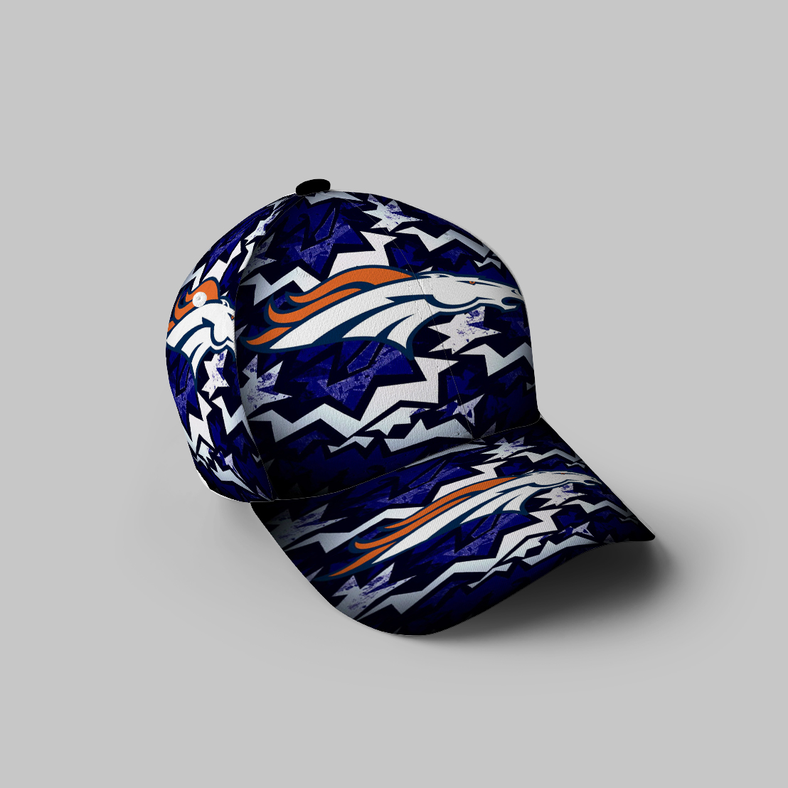 Denver Broncos Emblem V34 3D Printing Baseball Cap Classic Hat