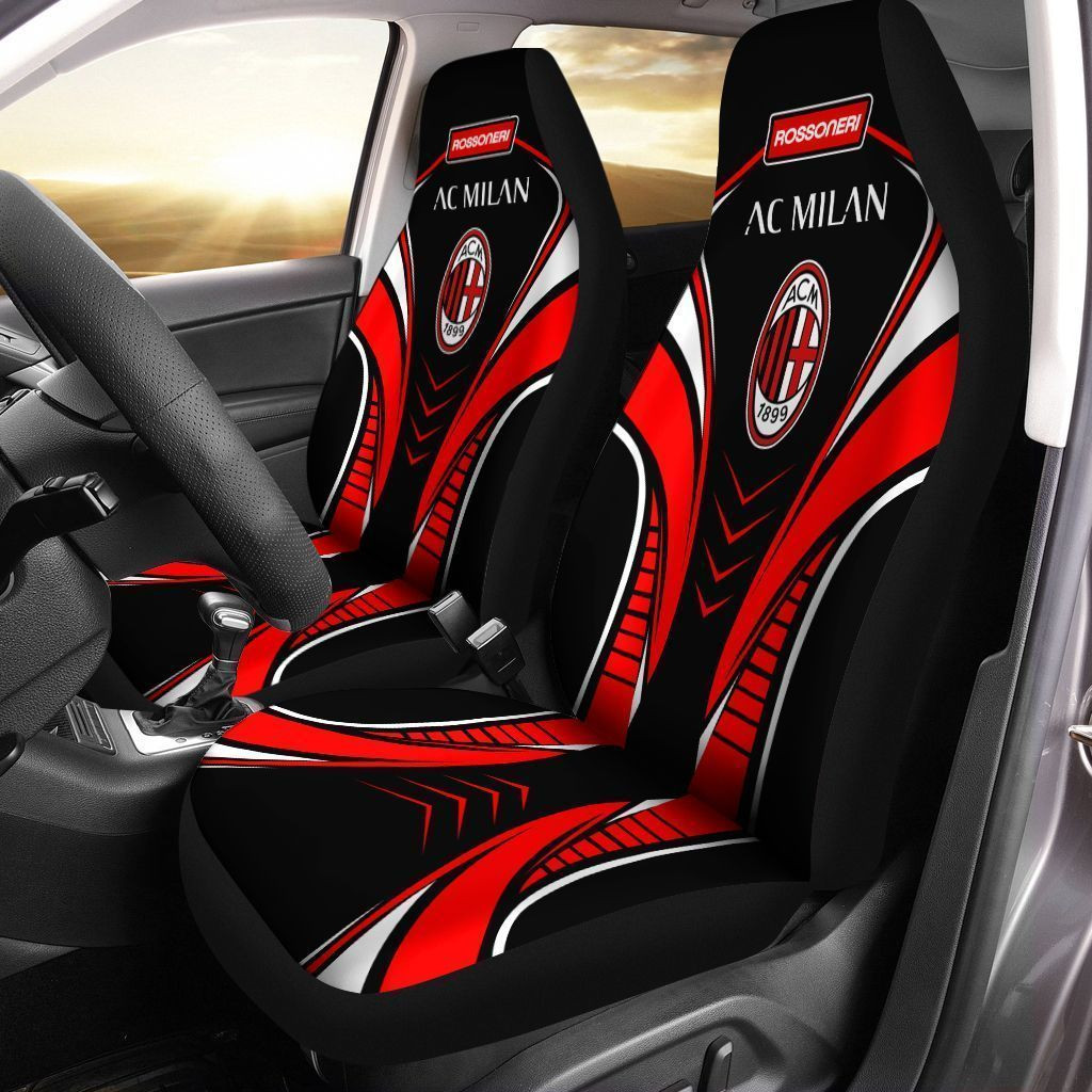 Ac Milan Car Seat Cover Ver 4 (Set Of 2)