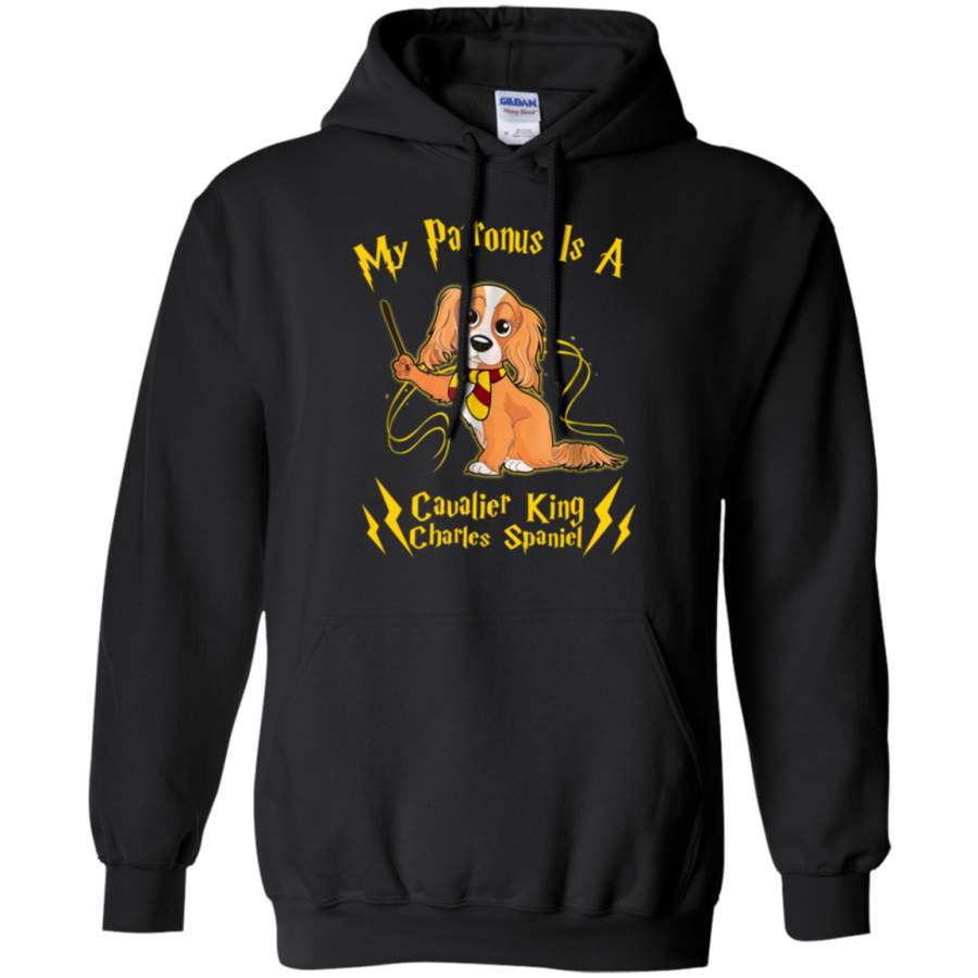 AGR My patronus is a Cavalier King Charles Spaniel Shirt G185 Gildan Pullover Hoodie 8 oz.