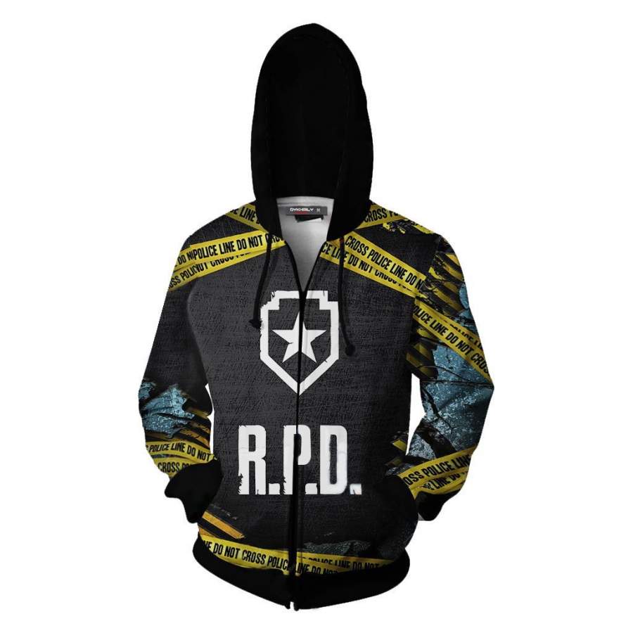 2019 November New Leon Kennedy RPD Hoodie-RESIDENT EVIL