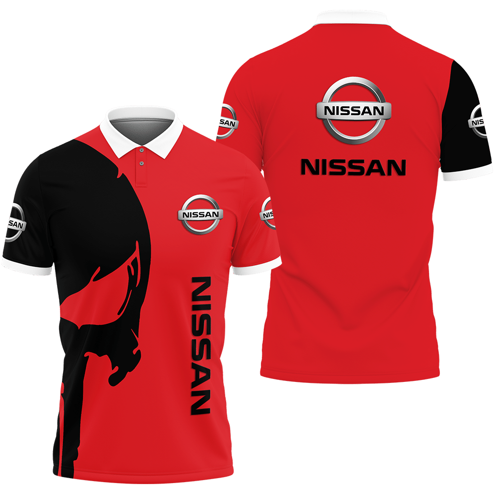 3D Printed Nissan Ttt-Va Polo Shirt Ver 1 (Red)