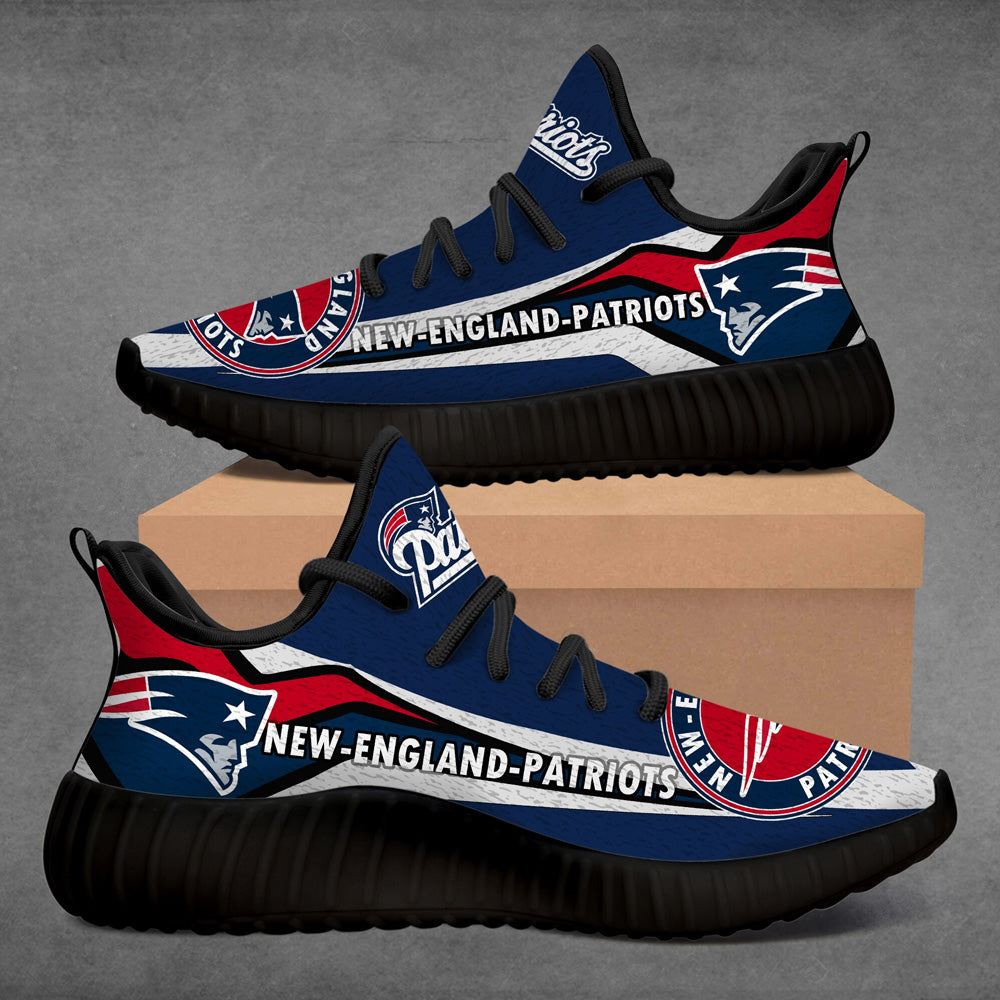 New England Patriots Fashion Casual Sports Running Walking Sneaker Shoes