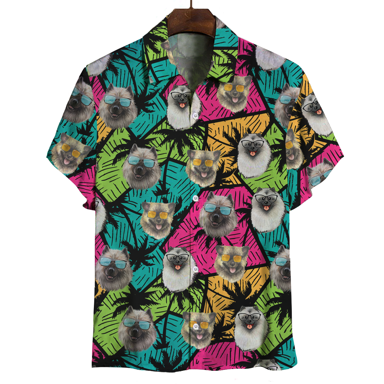 Aloha Hawaii Keeshond Shirt Ha89293