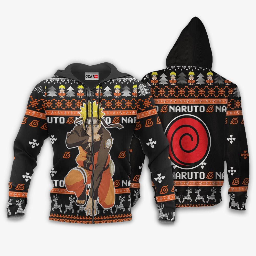 Uzumaki Nrt Ugly Christmas Sweater Custom Nrt Anime Xmas Gifts