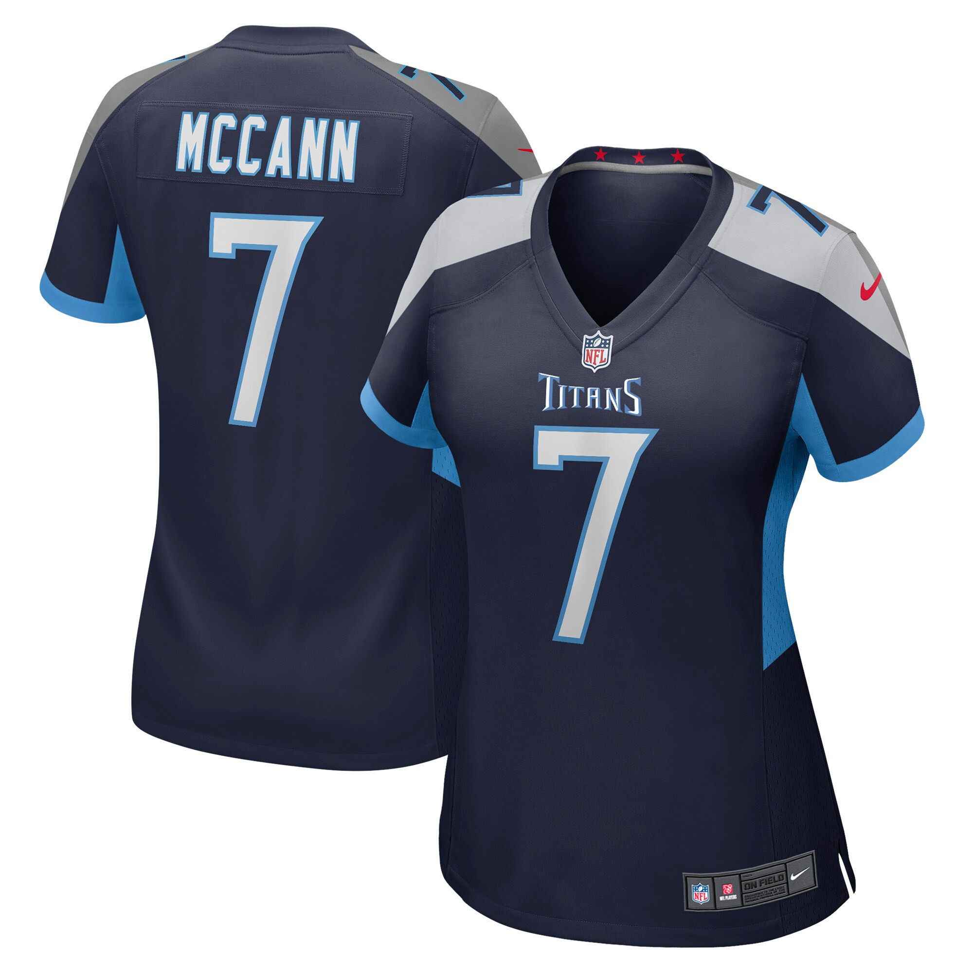 Tucker Mccann Tennessee Titans Womens Game Player Jersey – Navy NFL