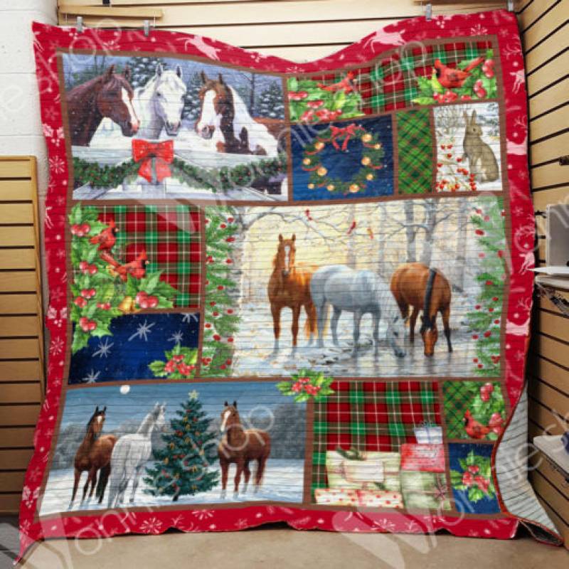 Horse Christmas Blanket OCT0304 85O31